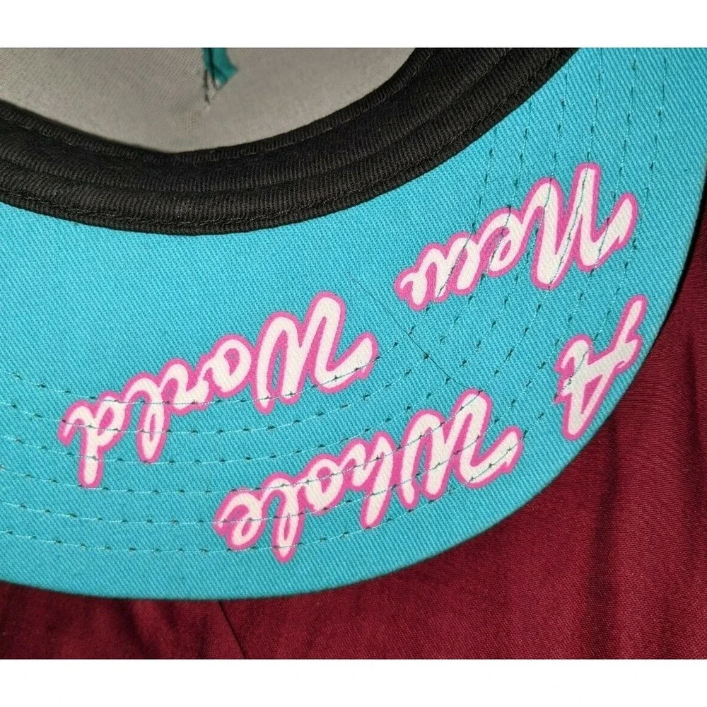 Disney Princess Jasmine A Whole New World Snapback Hat Cap Aladdin New NWT RARE